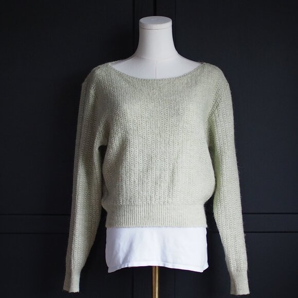 Mango | Long Sleeve Crochet Sweater - Picture 1 of 7